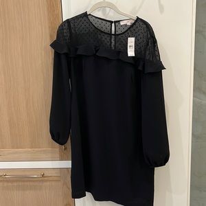 LOFT Black dress -size 4